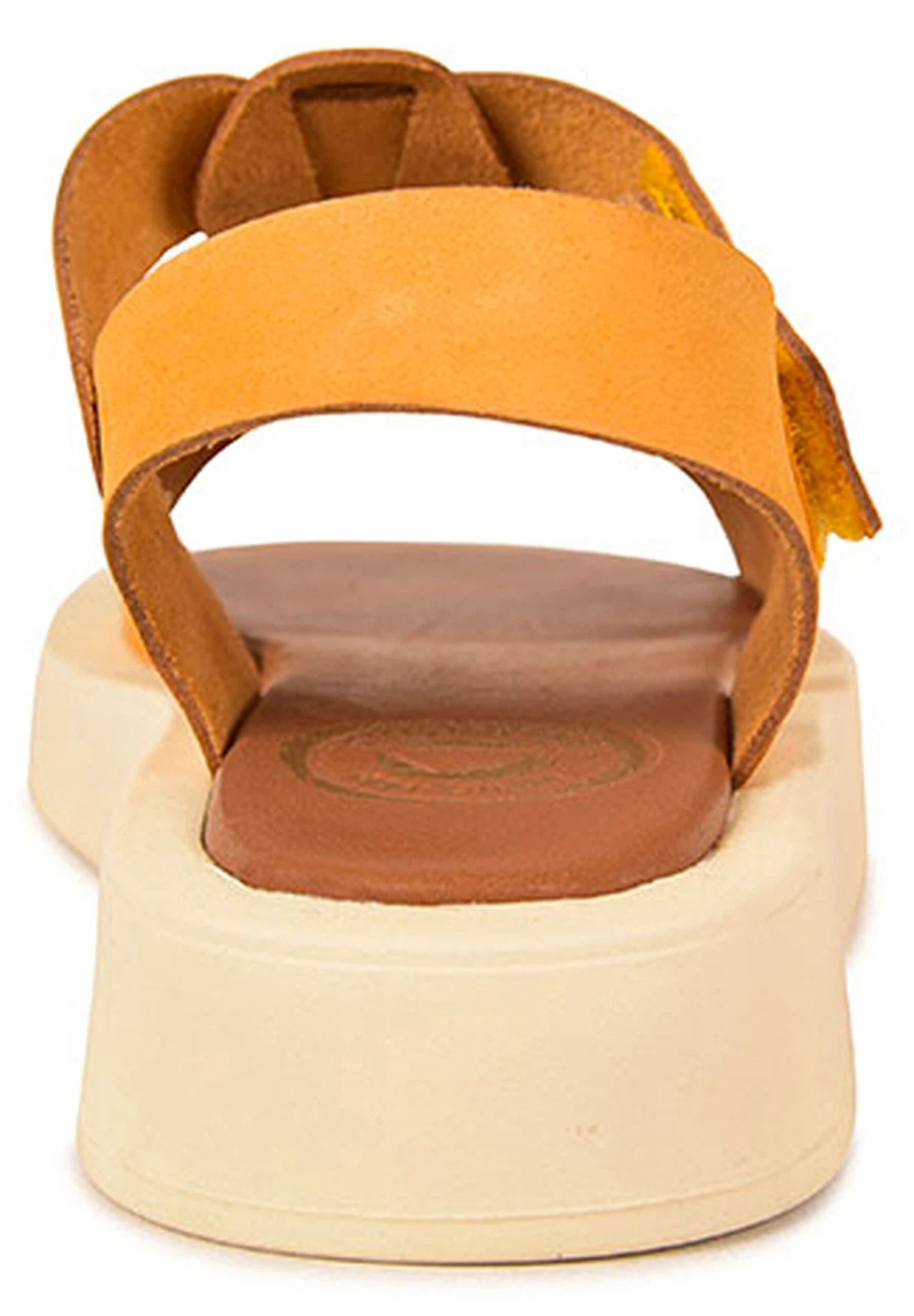 Pataugas Atari/Nu F2I - Sandalen Met Plateauzool - Ochre 6 Pataugas Atari/Nu F2I - Sandalen Met Plateauzool - Ochre - Afbeelding 4