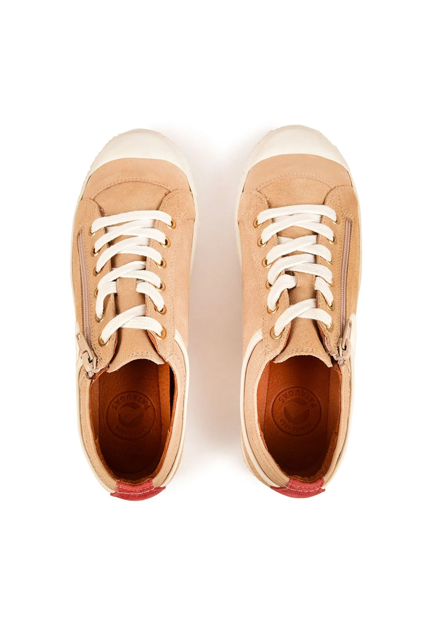Pataugas Bisk/Mix F2I - Sneakers Laag - Beige 5 Pataugas Bisk/Mix F2I - Sneakers Laag - Beige - Afbeelding 3