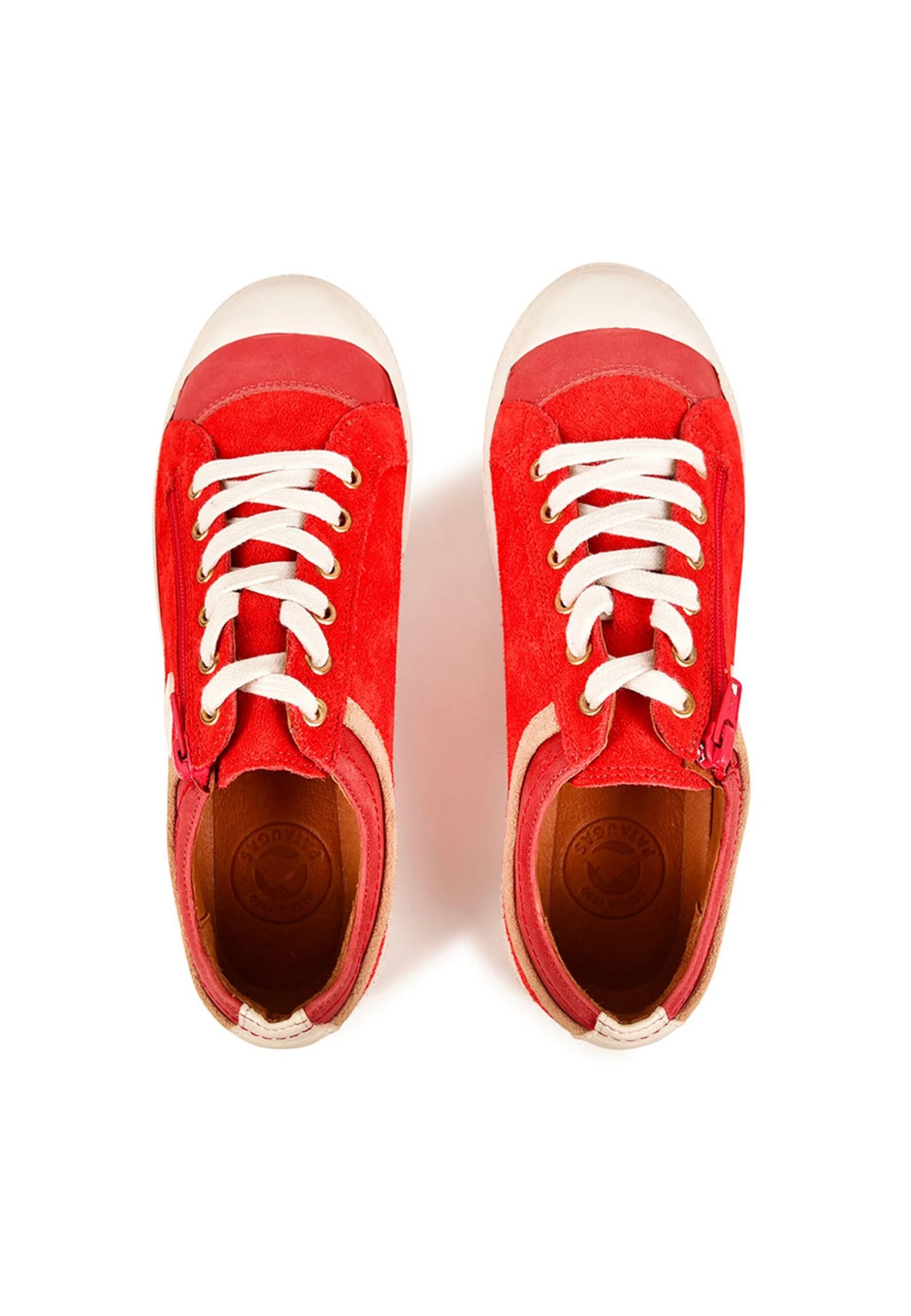 Pataugas Bisk/Mix F2I - Sneakers Laag - Red 5 Pataugas Bisk/Mix F2I - Sneakers Laag - Red - Afbeelding 3