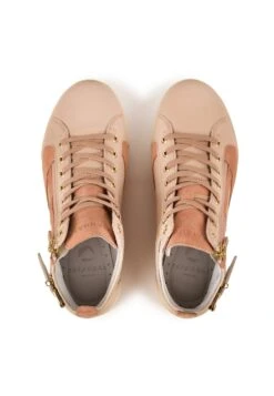 Pataugas Palme/Mix F2H - Sneakers Hoog - Flesh -Pataugas Schoenen Shop 691936b39b1f47a68dabe494e92f6f1a