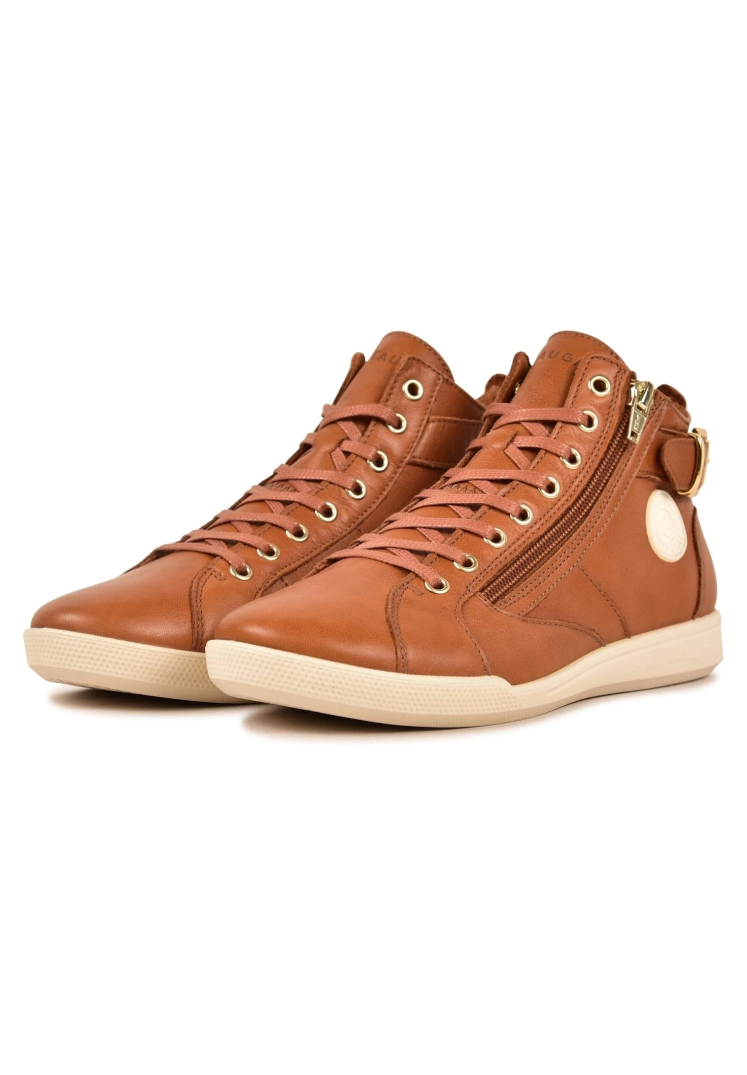 Pataugas Palme F2H - Sneakers Hoog - Camel 4 Pataugas Palme F2H - Sneakers Hoog - Camel - Afbeelding 2