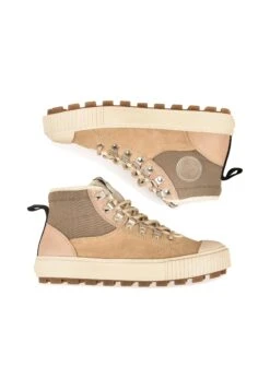 Pataugas Aran M/Mixs F4H - Sneakers Hoog - Beige -Pataugas Schoenen Shop d3de12320c554ddeb11c7701b047c211