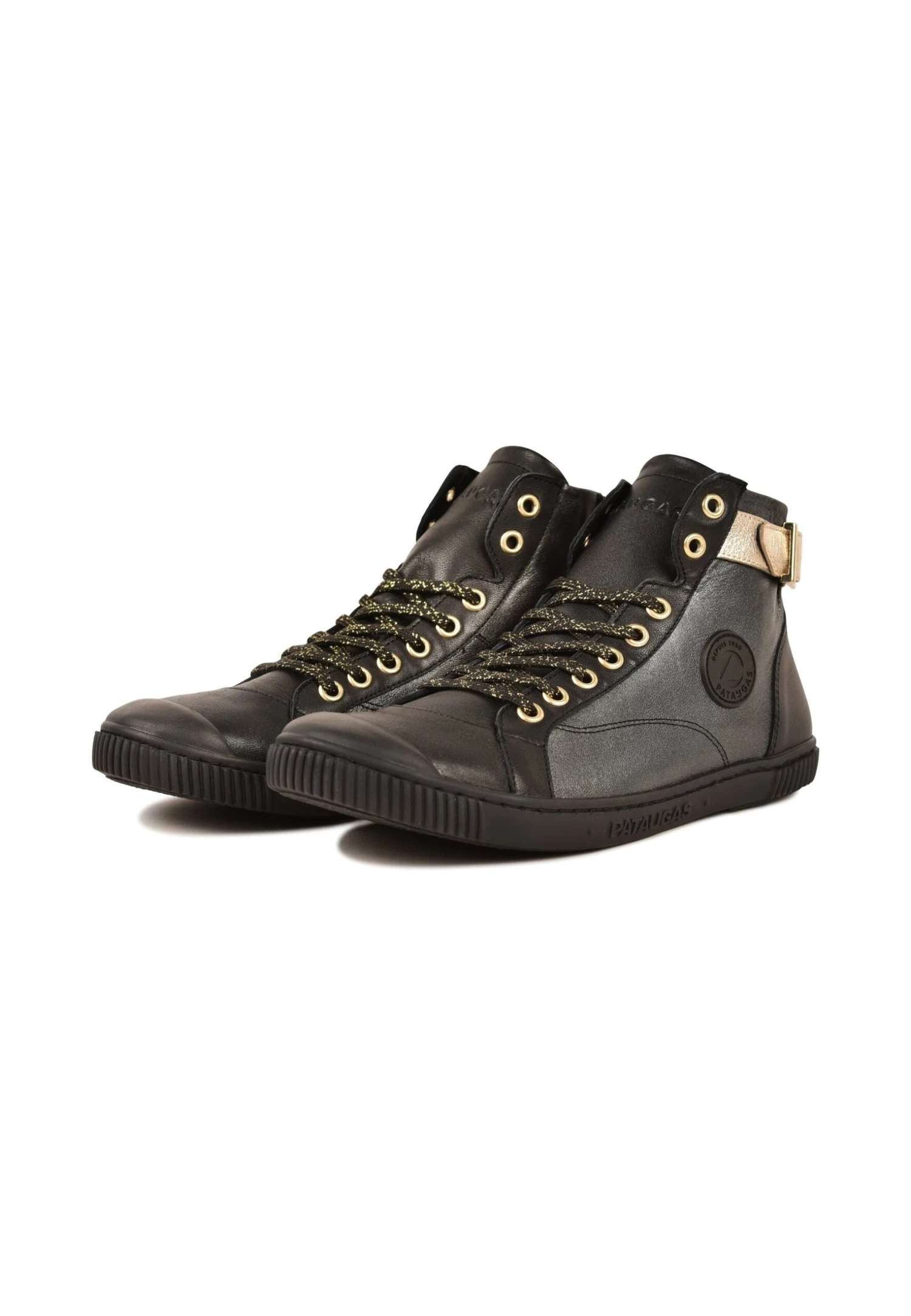 Pataugas Latsa/Mix F4H - Sneakers Hoog - Black 4 Pataugas Latsa/Mix F4H - Sneakers Hoog - Black - Afbeelding 2