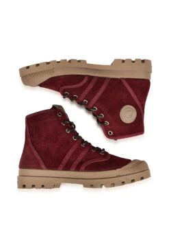 Pataugas Originale/S F4G - Sneakers Hoog - Burgundy -Pataugas Schoenen Shop fe660b5635bb4caf872de269f859dbe9